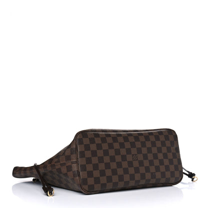 Louis Vuitton Damier Ebene Neo Neverfull MM Rose Ballerine 3 of 14