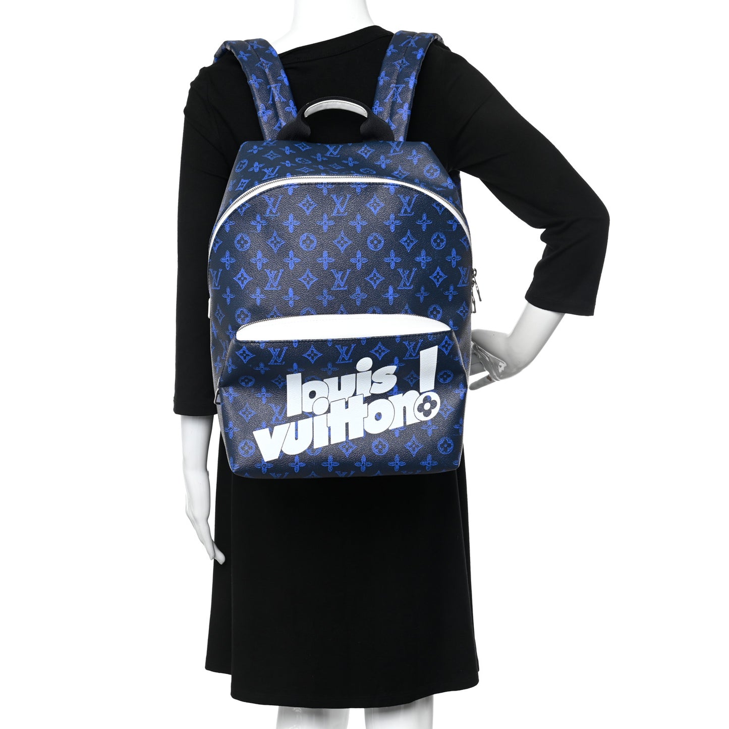 Monogram Everyday LV Discovery Backpack PM Blue