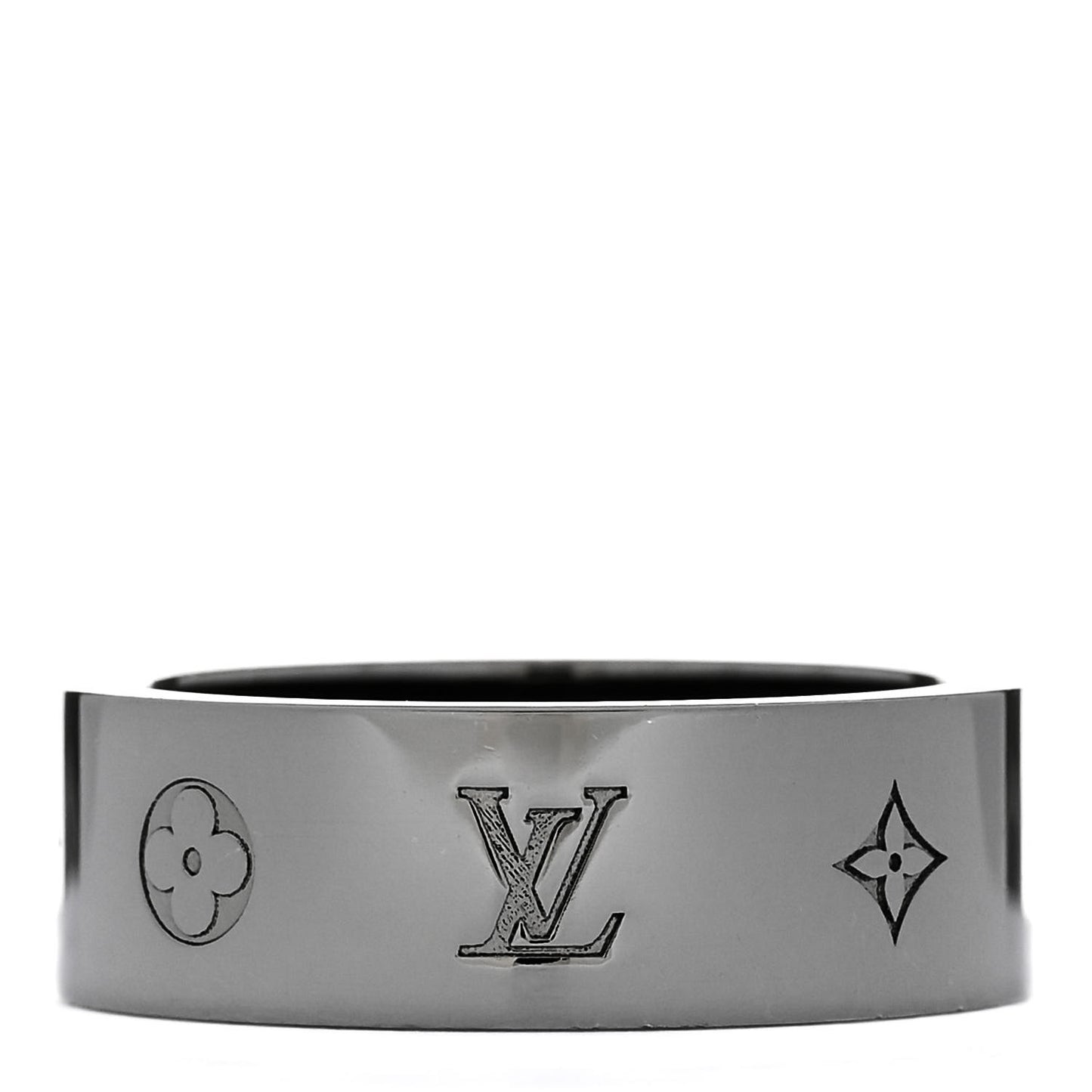 Metal LV Instinct Ring L 63/10.25 Silver