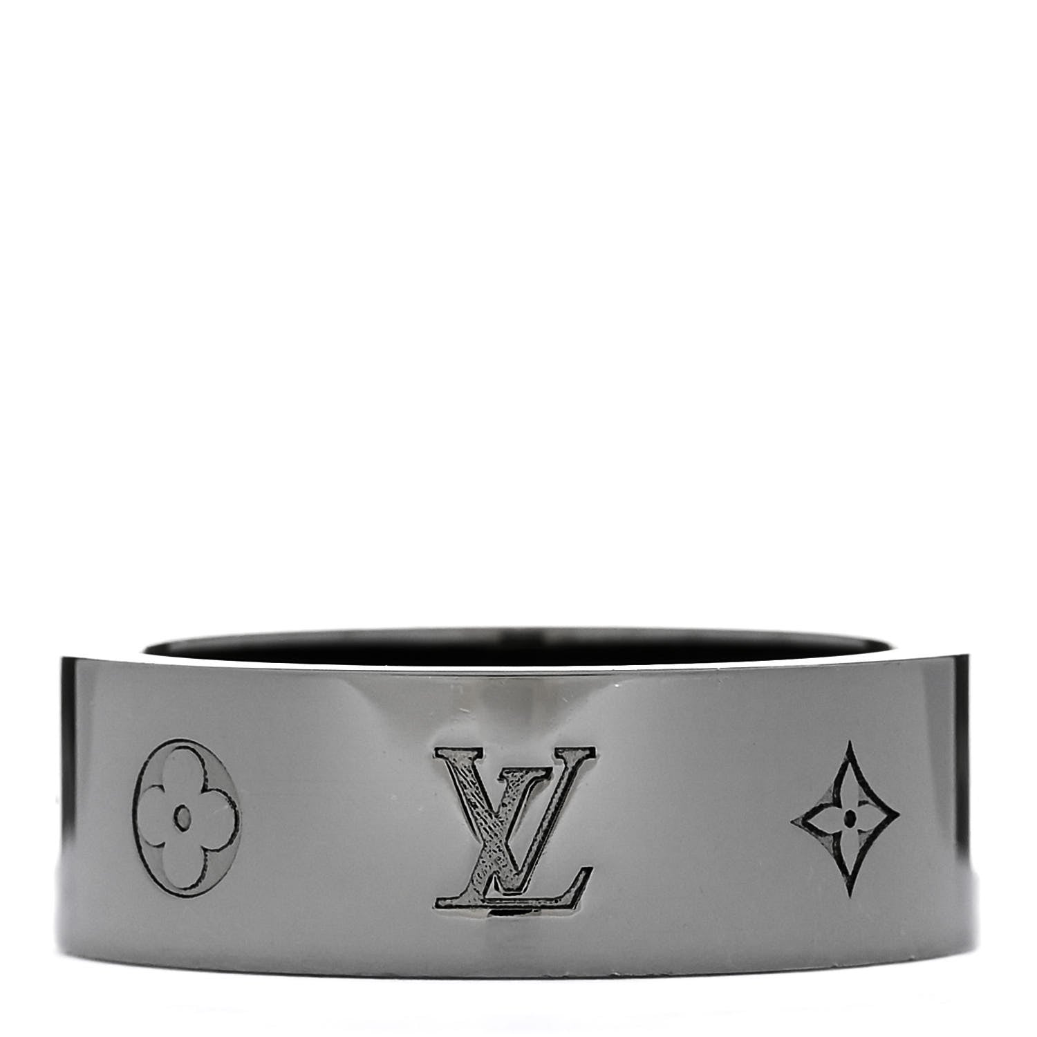Louis Vuitton Metal LV Instinct Ring L 63/10.25 Silver 1 of 5