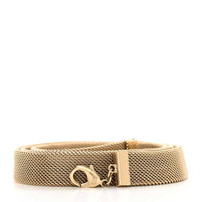Chanel Metallic Mesh Logo Belt Gold 2 of 3