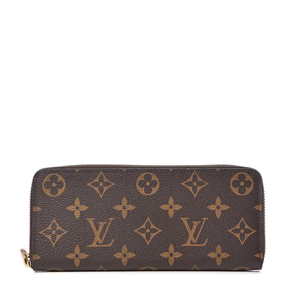 Louis Vuitton Monogram Clemence Wallet Rose Ballerine 1 of 7