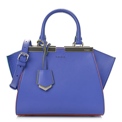 Fendi Vitello Dolce Mini 3jours Tote Viola Cassis 1 of 8