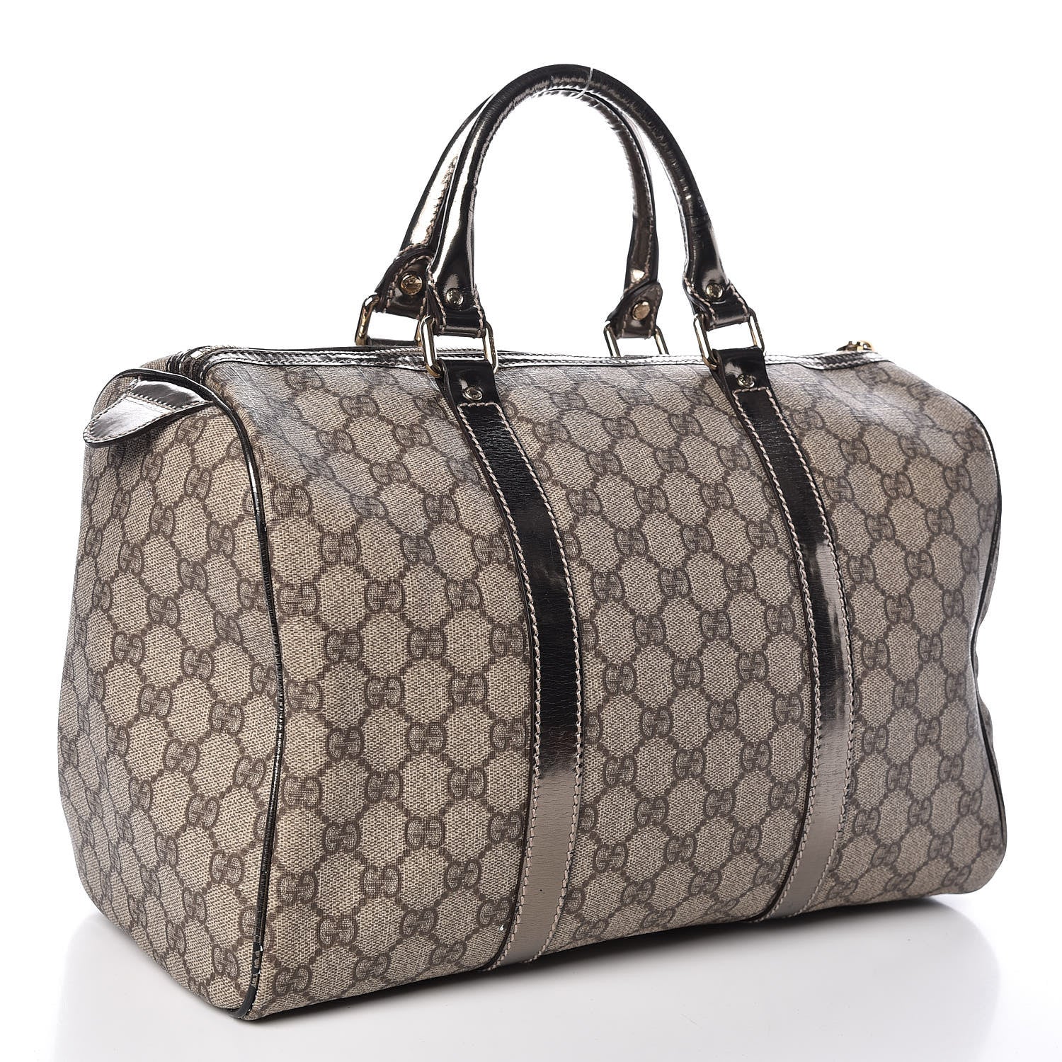 Gucci GG Plus Monogram Medium Joy Boston Pewter 3 of 16