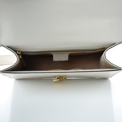 Gucci Calfskin Small Sylvie Shoulder Bag Off White 5 of 9