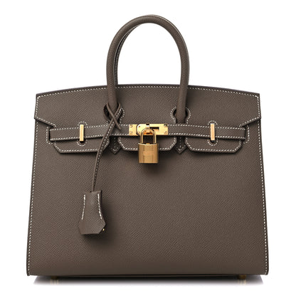 Hermes Epsom Birkin Sellier 25 Etoupe 1 of 10