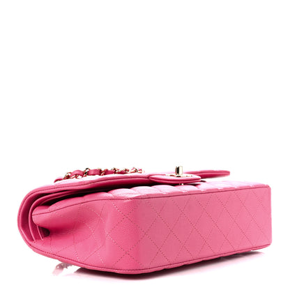 Chanel Caviar Quilted Medium Double Flap Pink 4 of 12