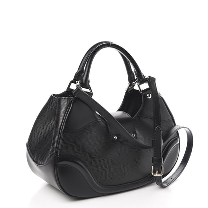 Louis Vuitton Epi Montaigne Sac Black 3 of 10