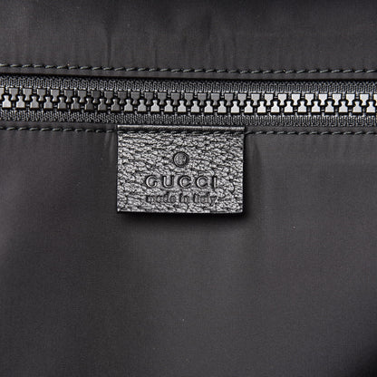 Gucci Nylon Twill 80s Logo Patch Backpack Black 6 of 10