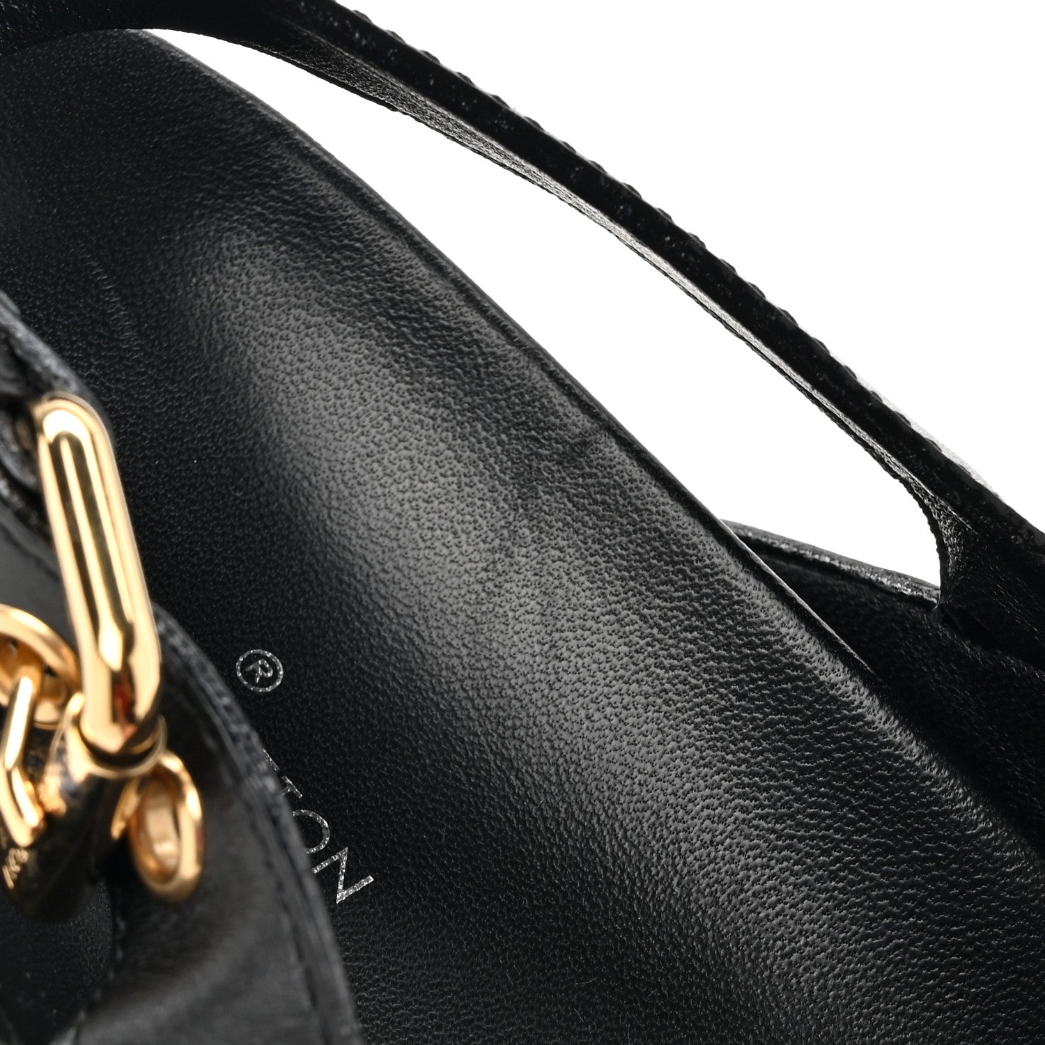 Louis Vuitton Monogram Paseo Flat Comfort Sandals 36 Black 9 of 10