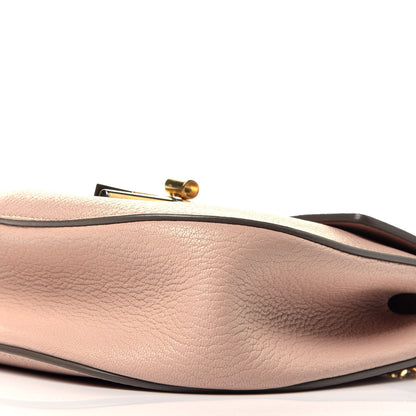 Chloe Grained Lambskin Mini Drew Shoulder Bag Cement Pink 9 of 9