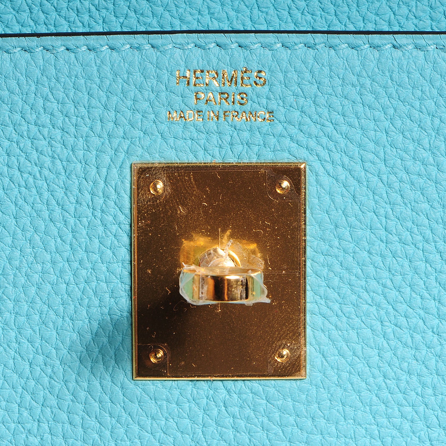 Hermes Togo Kelly Retourne 32 Bleu Atoll 16 of 28