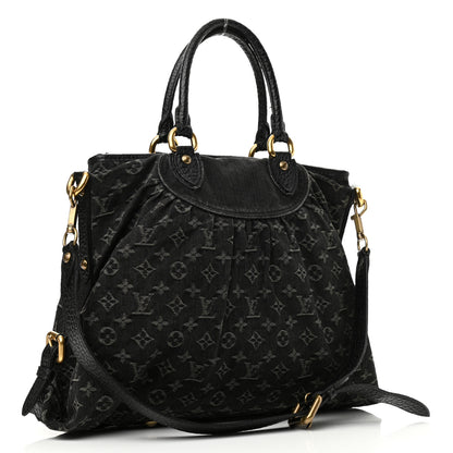 Louis Vuitton Denim Neo Cabby GM Black 3 of 12