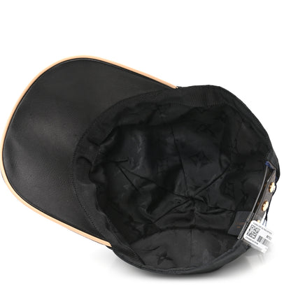 Louis Vuitton Polyester Silk Monogram LV Get Ready Cap M Black 6 of 7