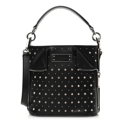 Alexander McQueen Calfskin Studded Crossbody Bag Black 1 of 15
