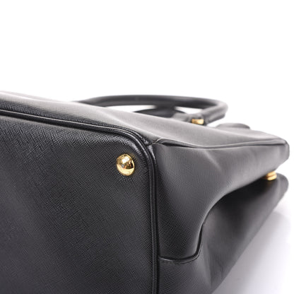 Prada Saffiano Medium Galleria Double Zip Tote Black 9 of 11
