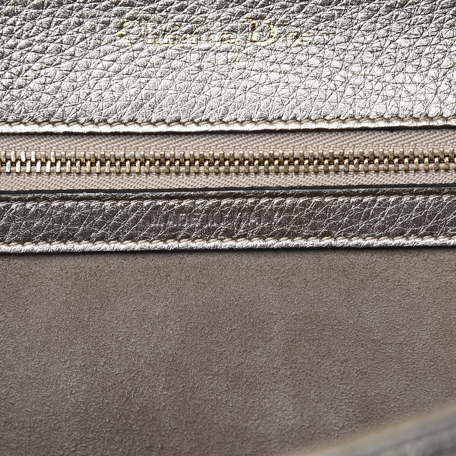 Christian Dior Metallic Grained Calfskin Medium Diorama Flap Bag Gold 8 of 15