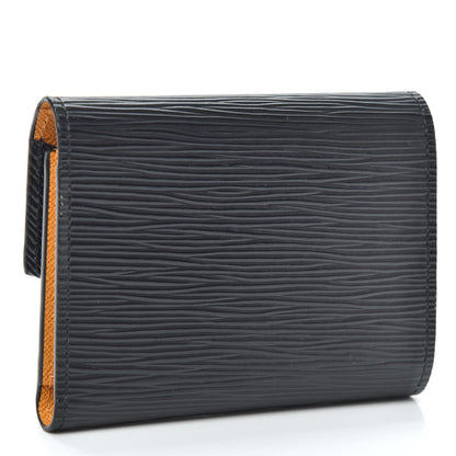 Louis Vuitton Epi Grenelle Compact Wallet Black 3 of 6