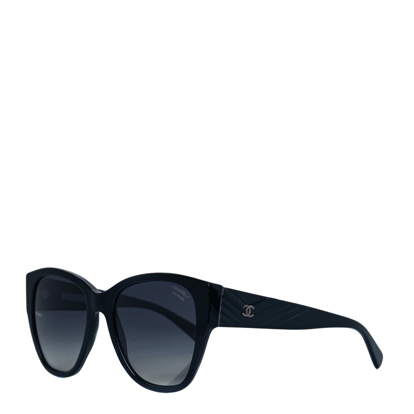 Acetate Polarized Butterfly CC Sunglasses 5412 Black