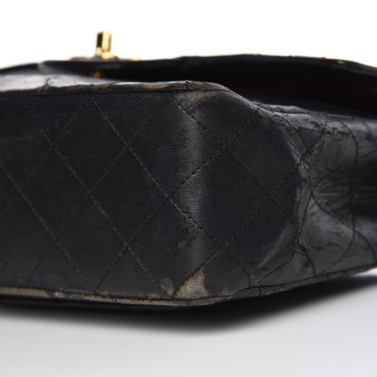 Chanel Lambskin Quilted Medium Double Flap Black 7 of 32