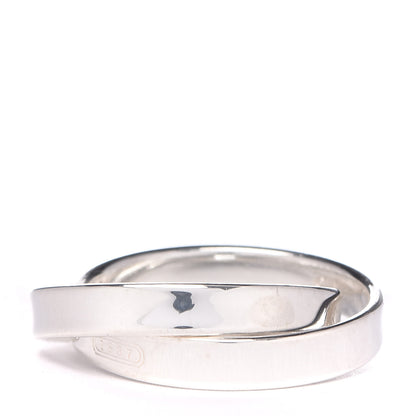 Tiffany Sterling Silver 1837 Interlocking Circles Ring 54 7 3 of 5