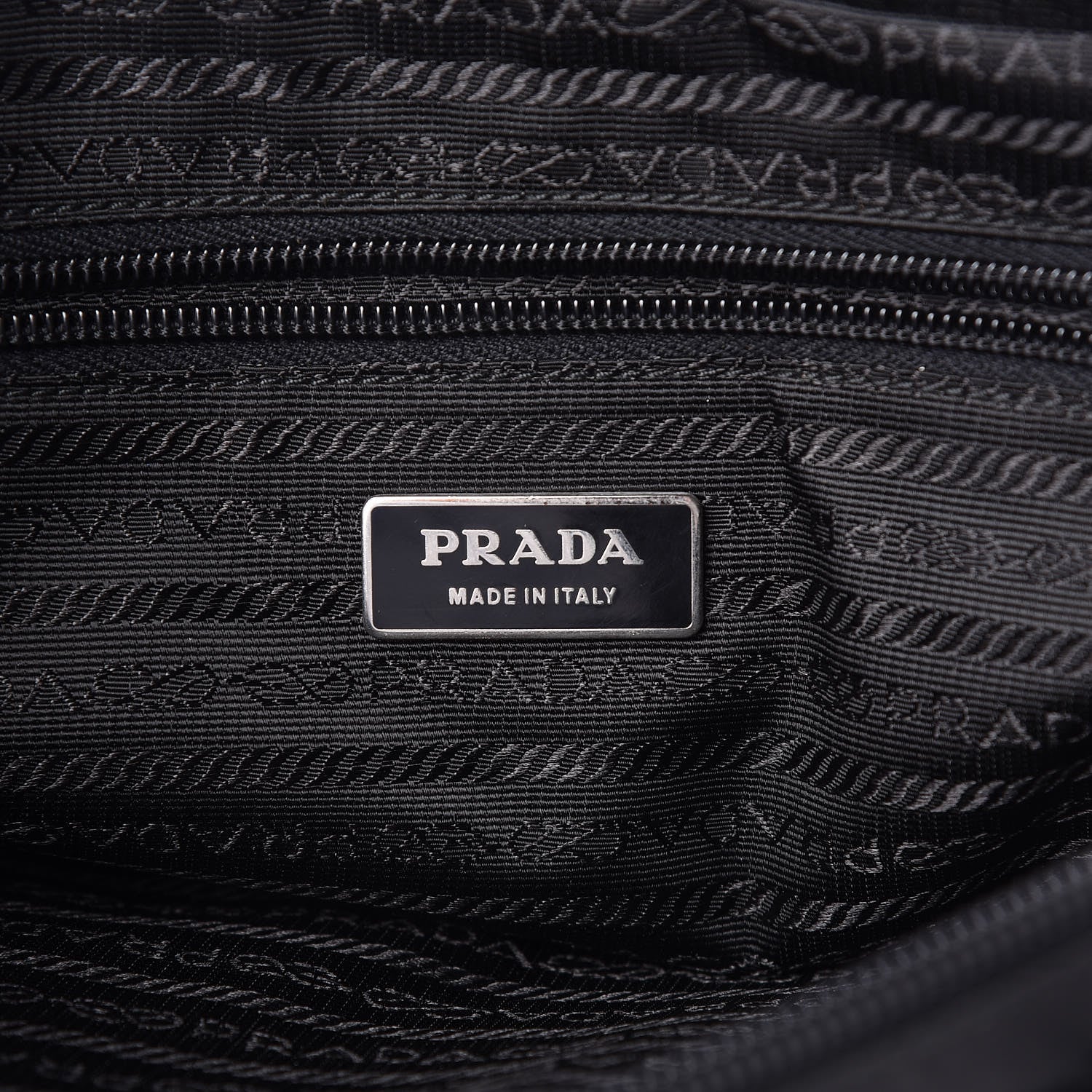 Prada Nylon Vela Messenger Black 6 of 9