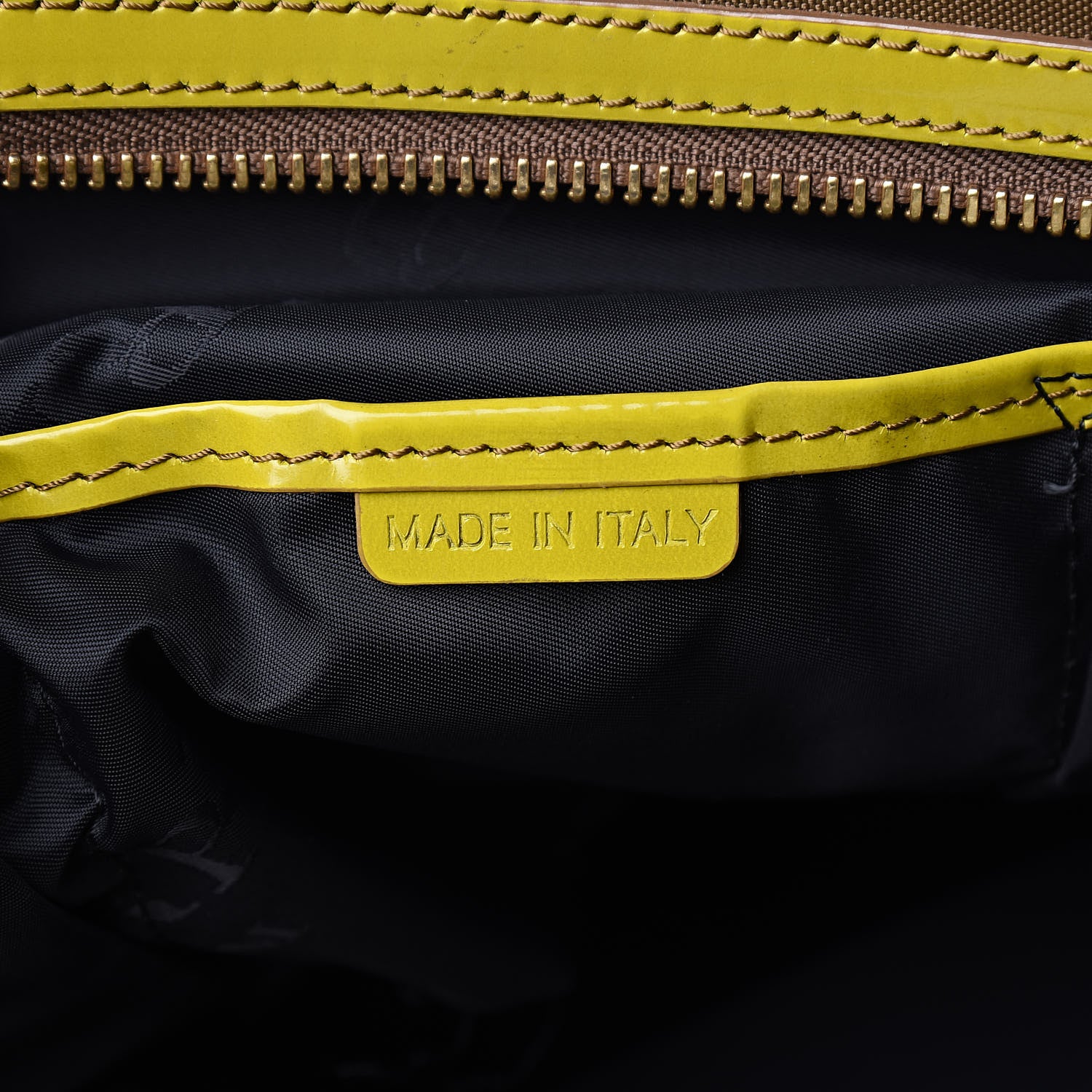 Burberry Nylon Patent Tote Green 7 of 17