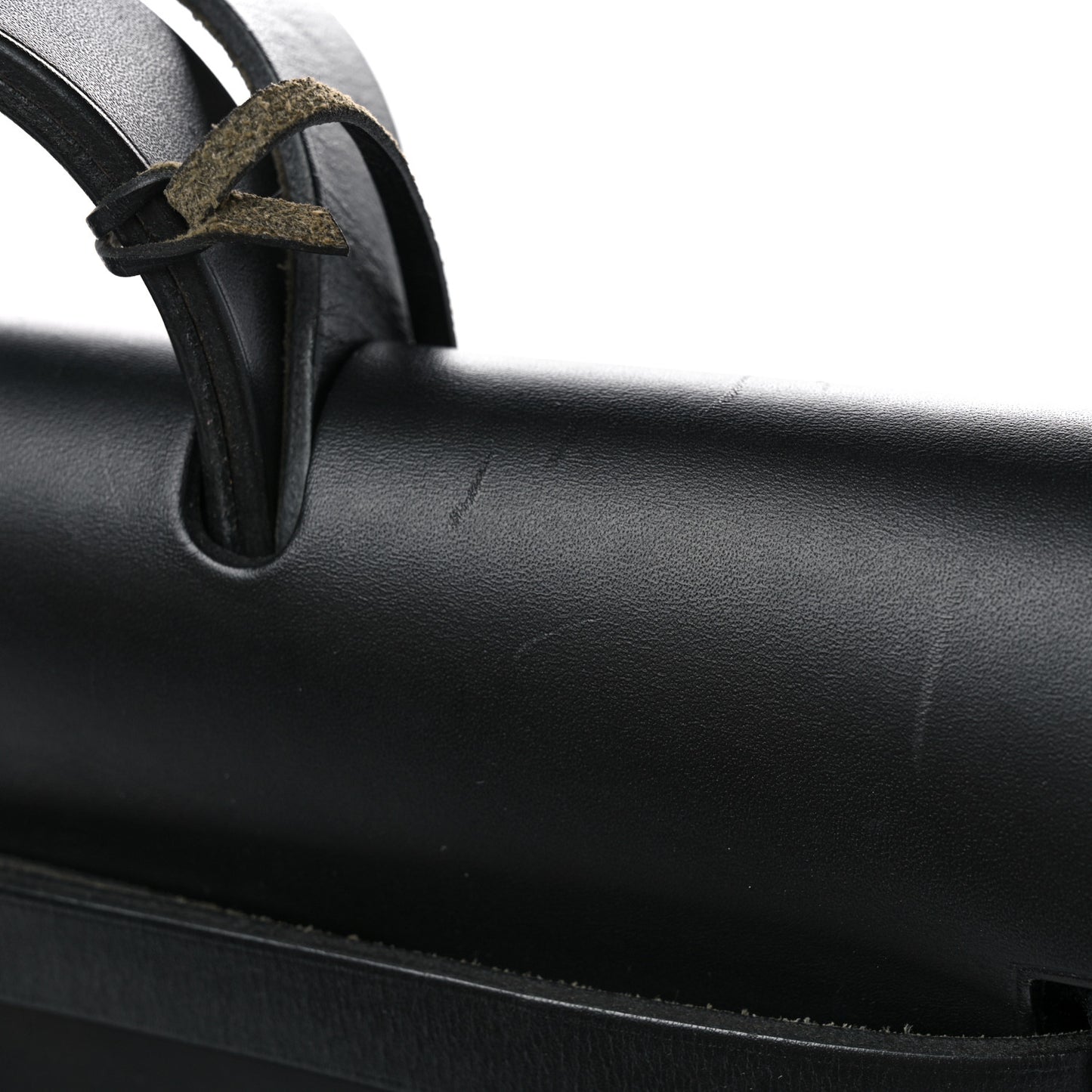 Toile Vache Calfskin Herbag 39 MM Black