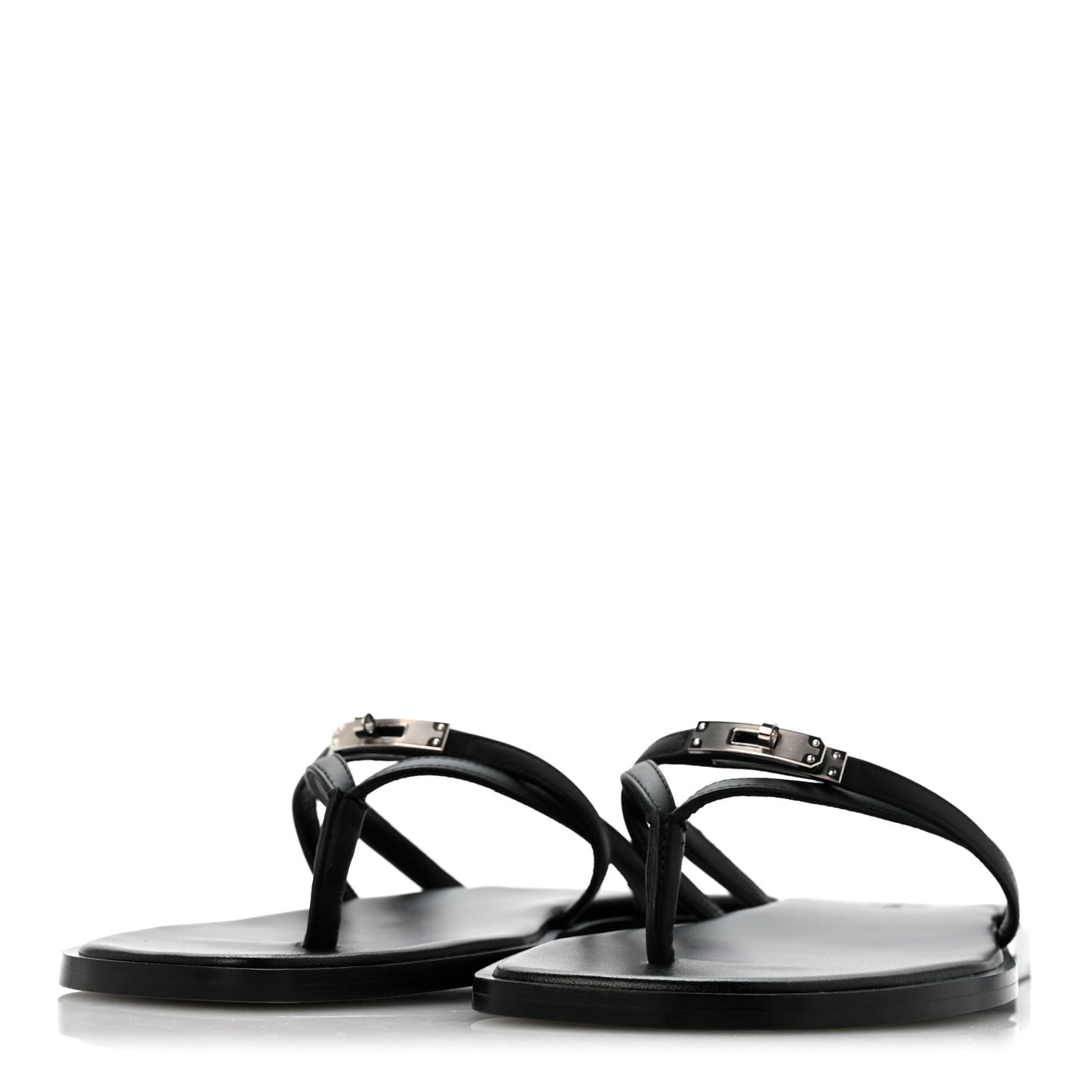 Calfskin Miss Sandals 40 Black