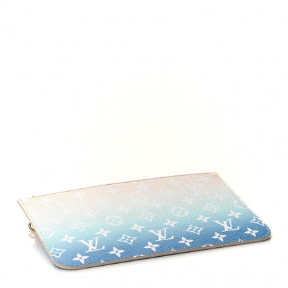 Louis Vuitton Monogram By The Pool Neverfull MM Pochette Blue 3 of 4