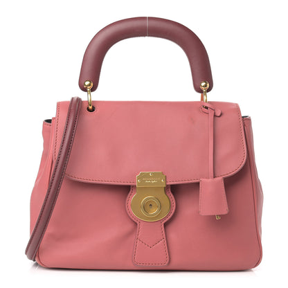 Burberry Trench Calfskin Medium DK88 Top Handle Bag Blossom Pink 1 of 14