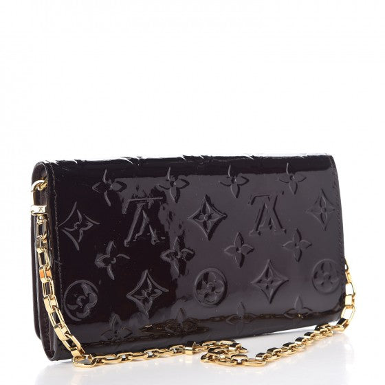 Louis Vuitton Vernis Chaine Wallet Amarante 3 of 8