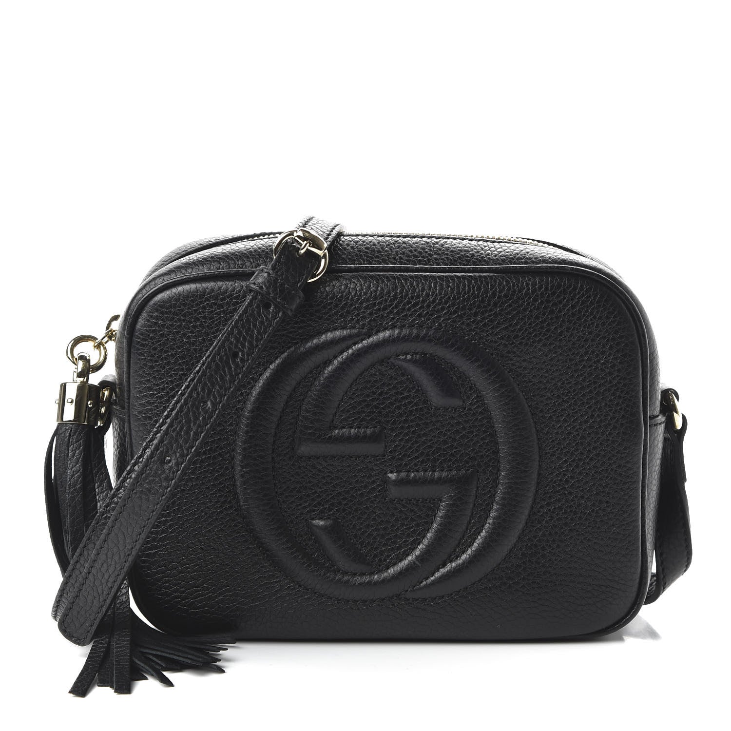 Gucci Pebbled Calfskin Small Soho Disco Bag Black 1 of 10