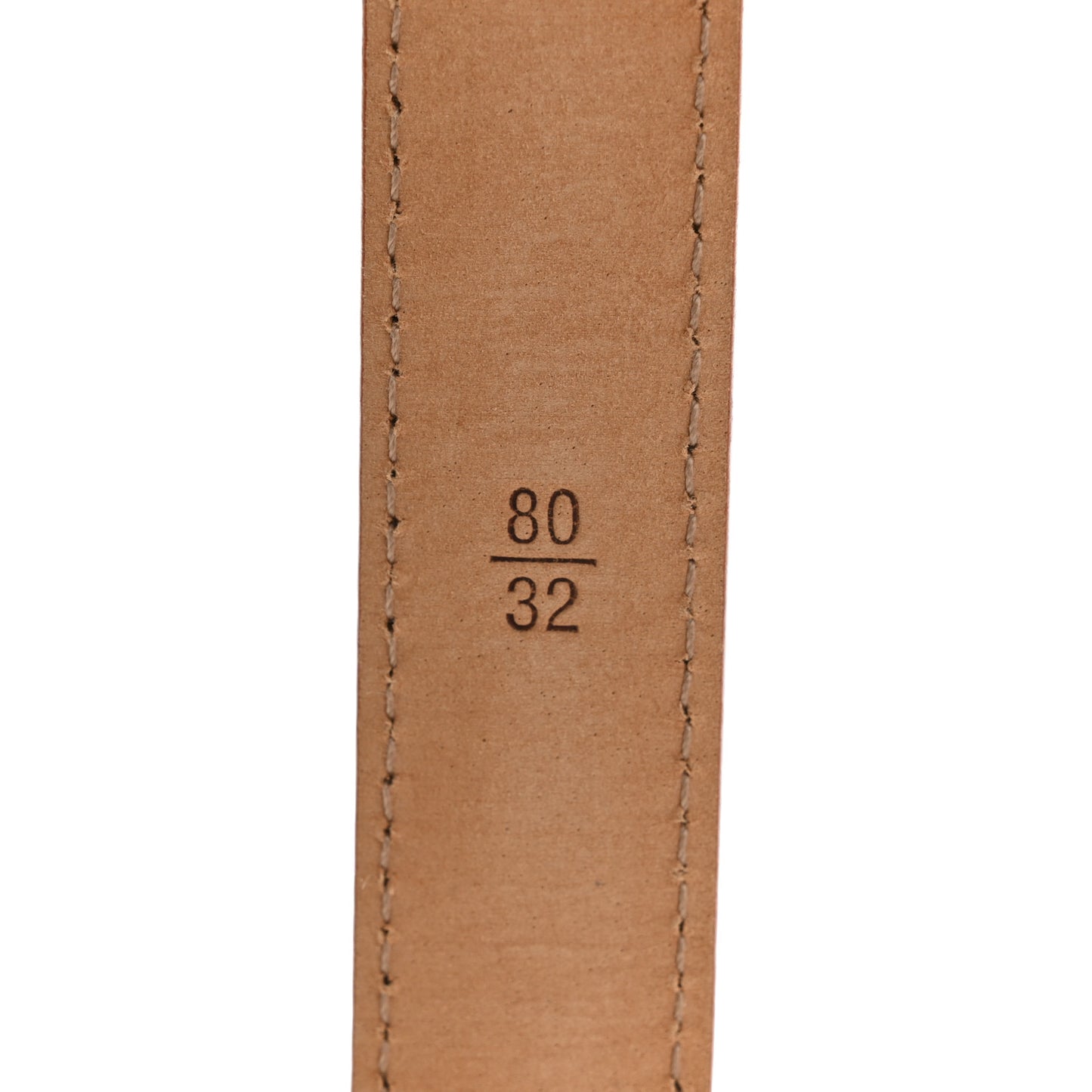 Monogram Multicolor Belt 80 32 White