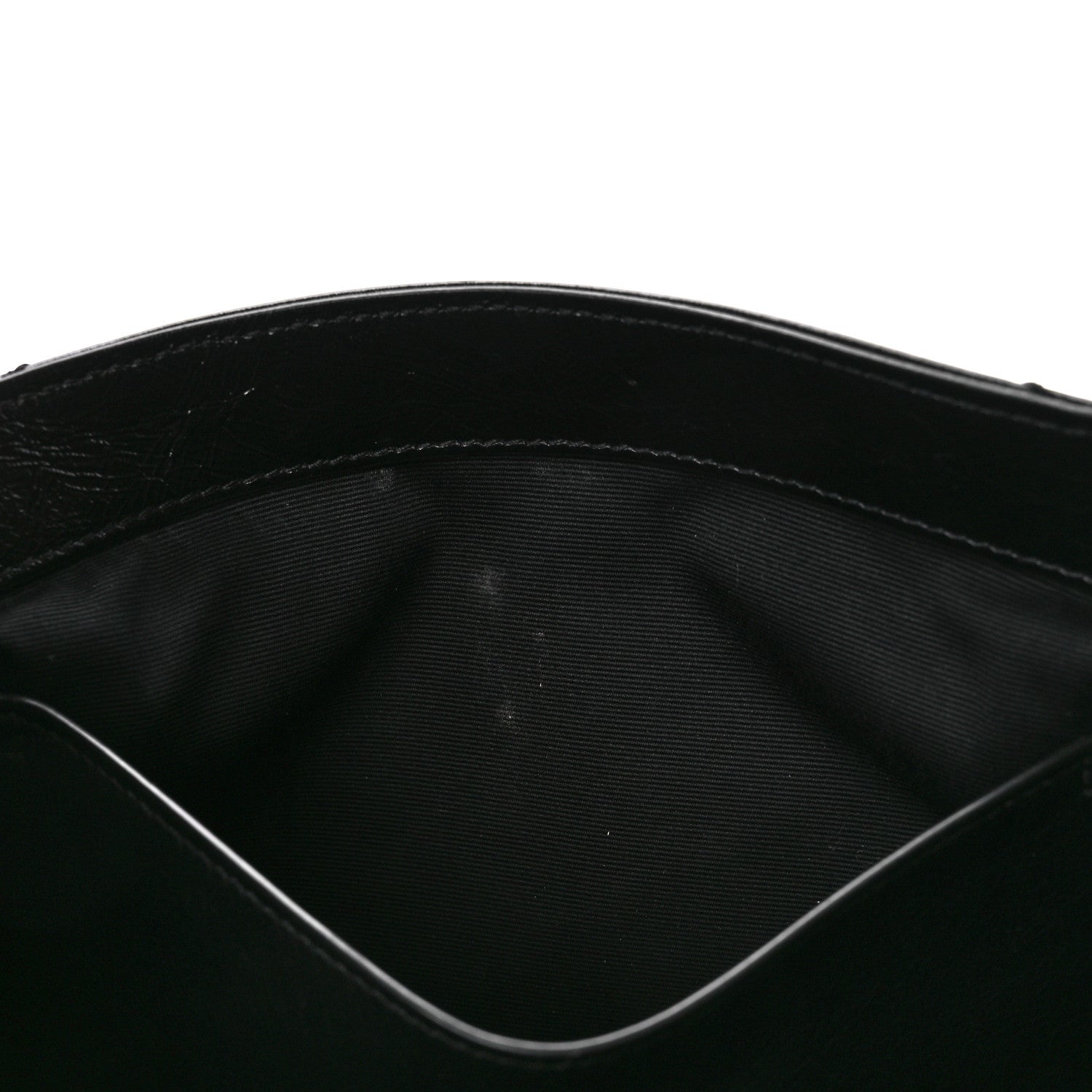 Saint Laurent Crinkled Calfskin Matelasse Monogram Medium Niki Chain Satchel Black 12 of 12