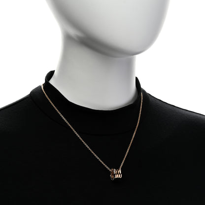 Bulgari 18K Rose Gold B.Zero1 Pendant Necklace 2 of 4