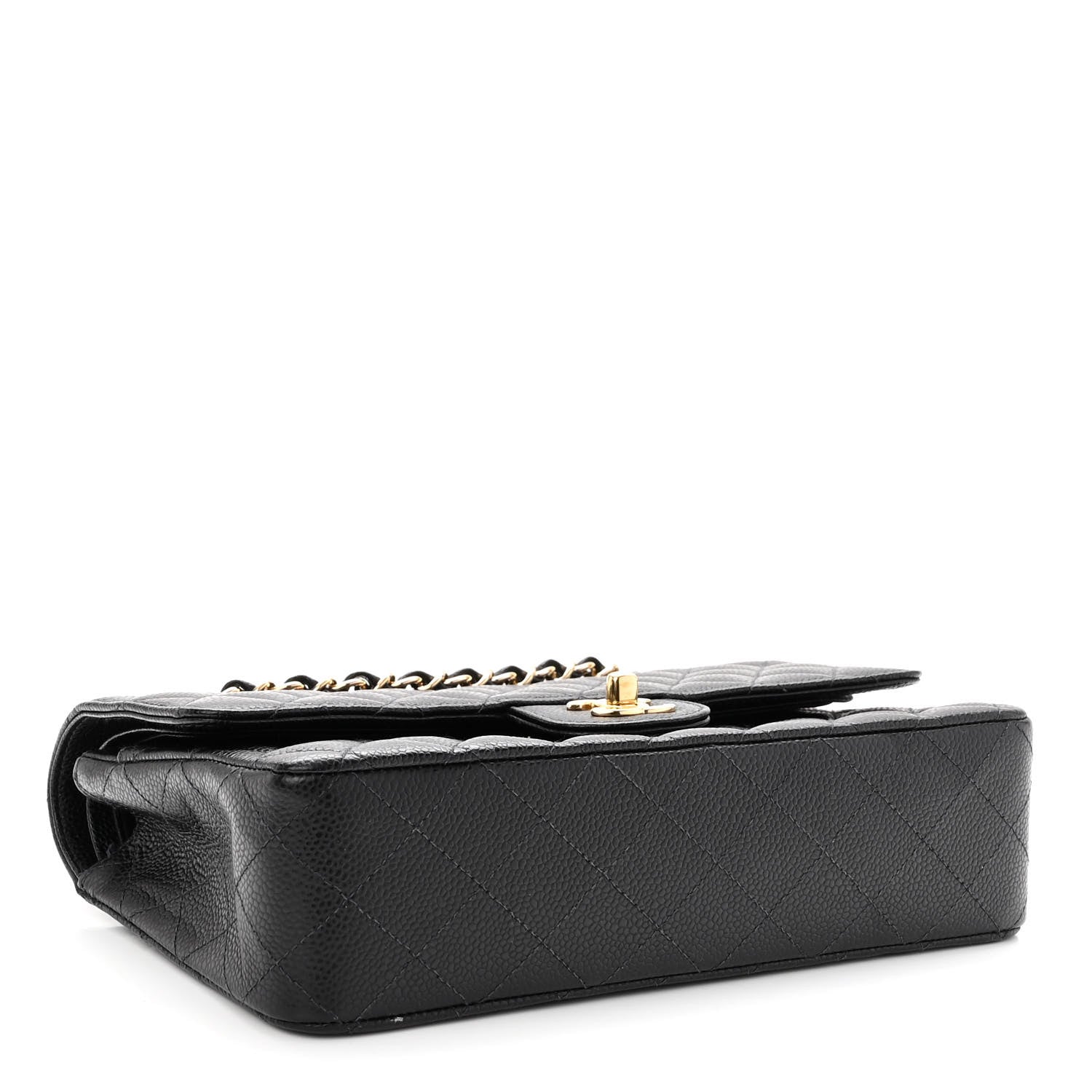 Chanel Caviar Quilted Medium Double Flap Black 4 of 10