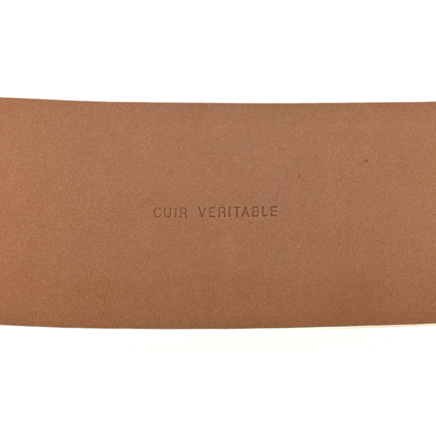 Calfskin CC Belt 90 36 White
