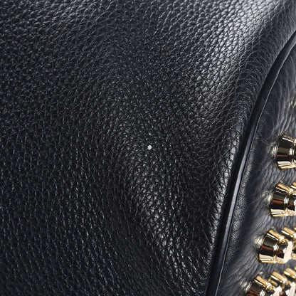 Alexander Wang Pebbled Lambskin Diego Bucket Bag Black Antique Brass Hardware 7 of 7