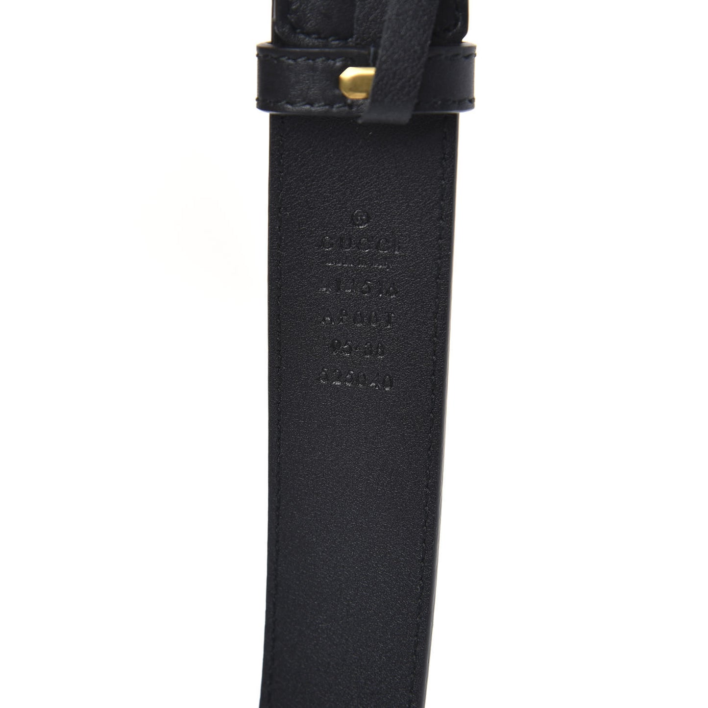 Calfskin Double G 30mm Belt 95 38 Black