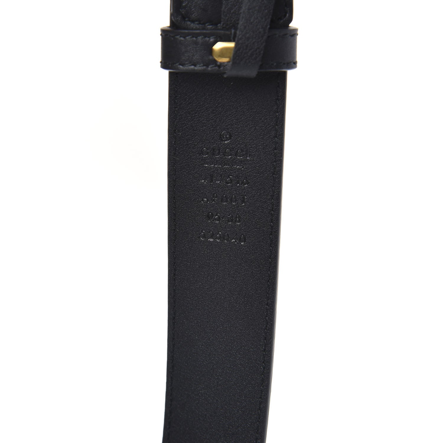 Gucci Calfskin Double G 30mm Belt 95 38 Black 4 of 4