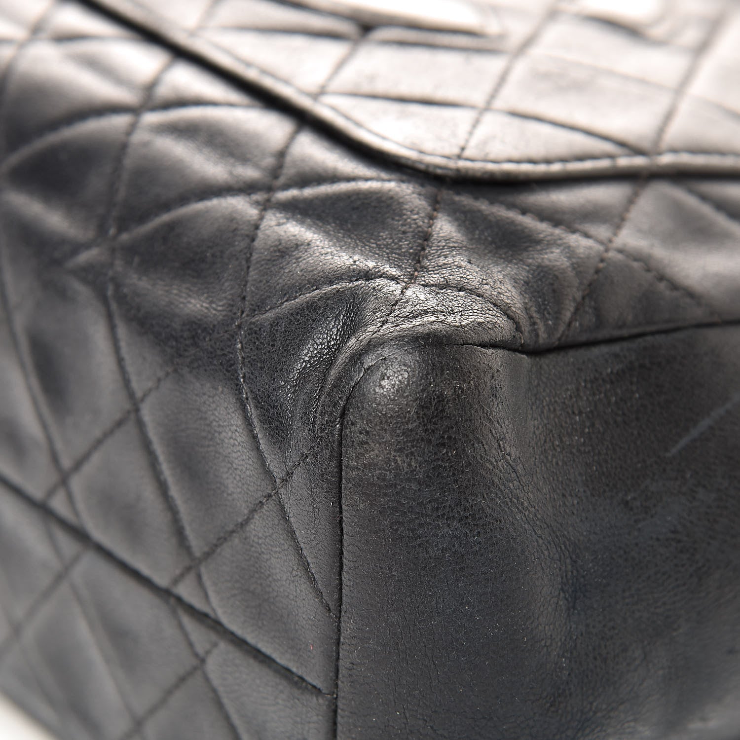 Chanel Lambskin Quilted CC Tote Black 10 of 24