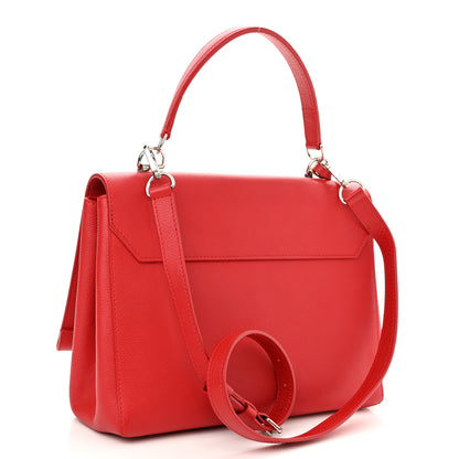Louis Vuitton Soft Calfskin Lockme II Top Handle Rubis 3 of 9