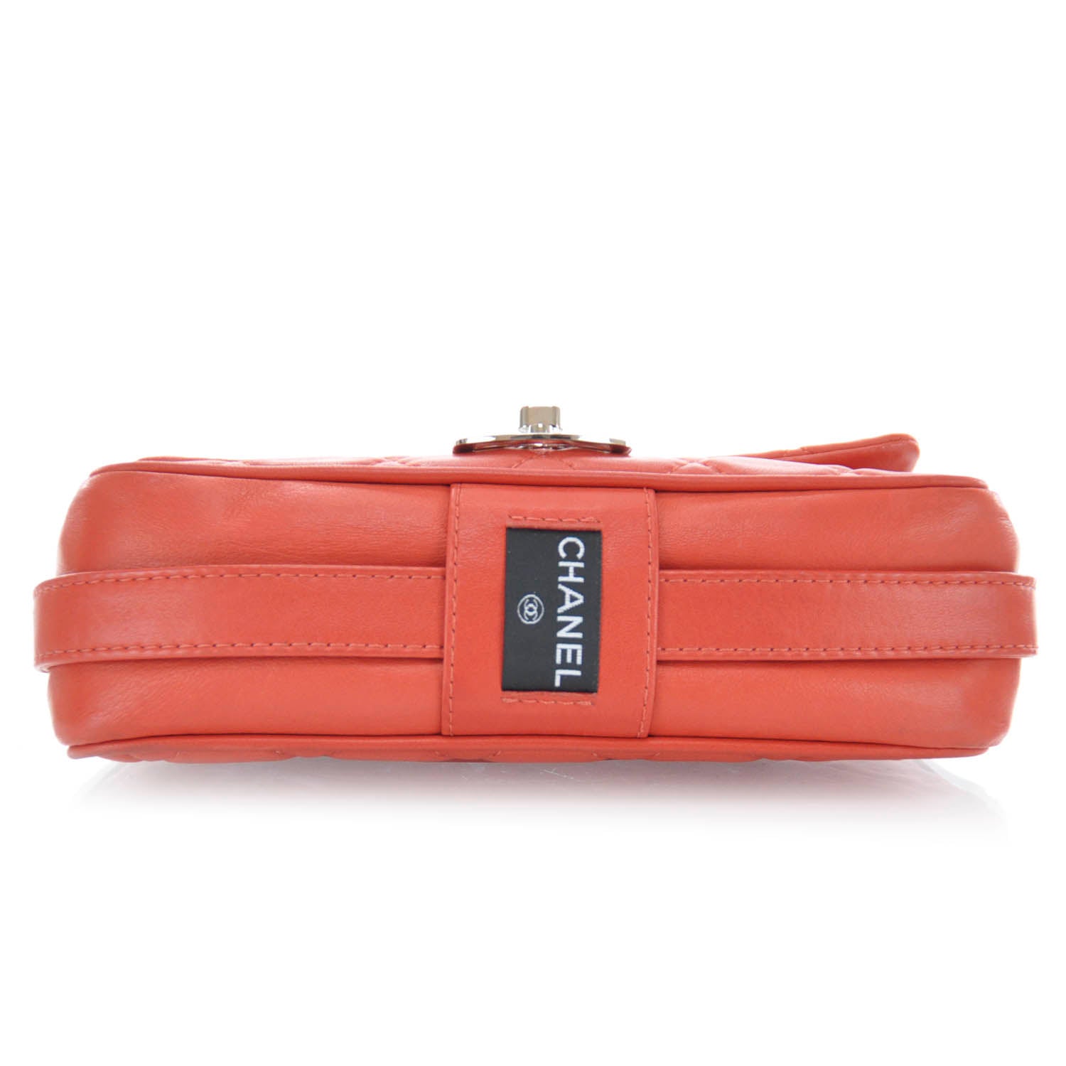 Chanel Lambskin Icons Secret Label Medium Flap Red 5 of 11