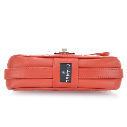 Chanel Lambskin Icons Secret Label Medium Flap Red 5 of 11