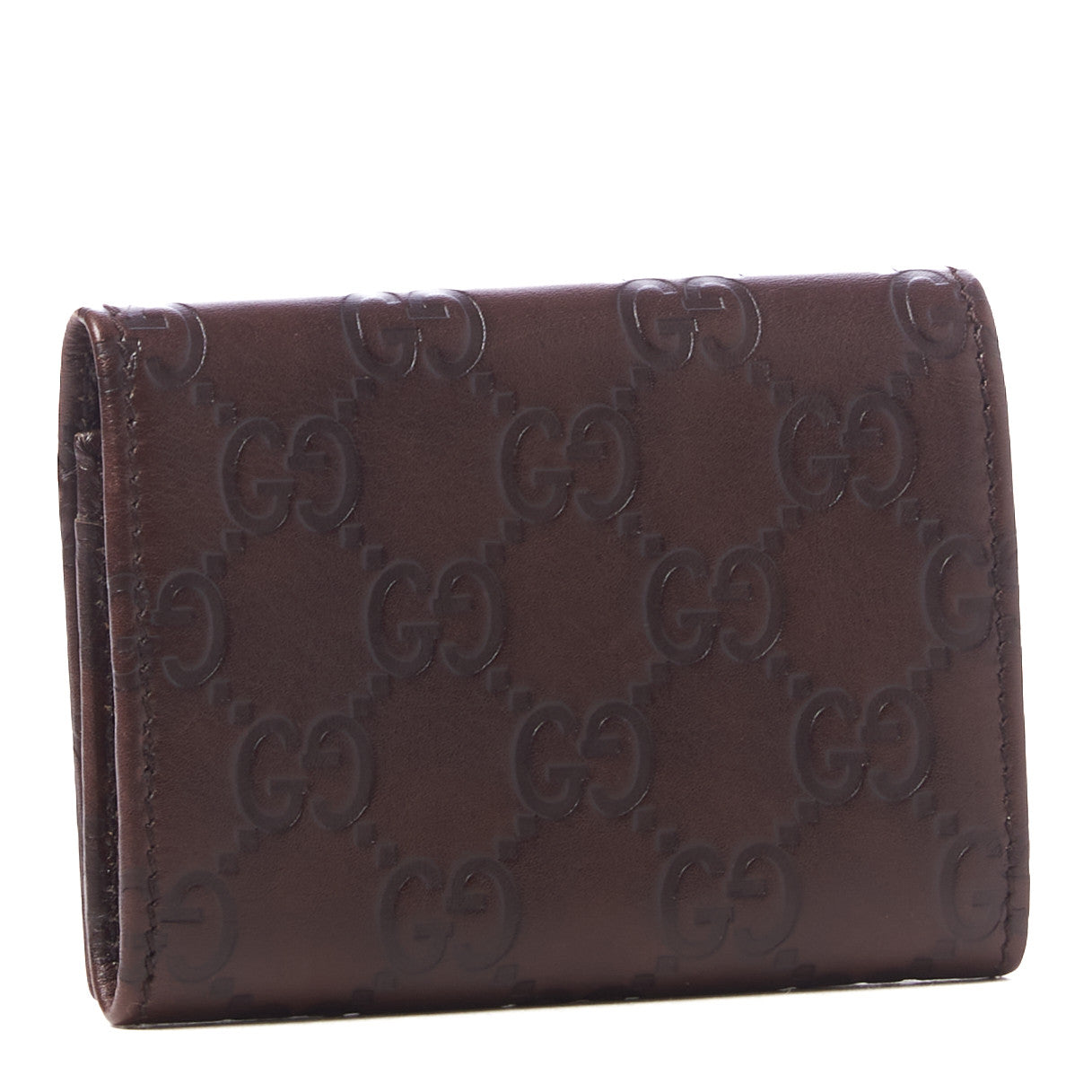 Gucci Guccissima Card Case Brown 2 of 7