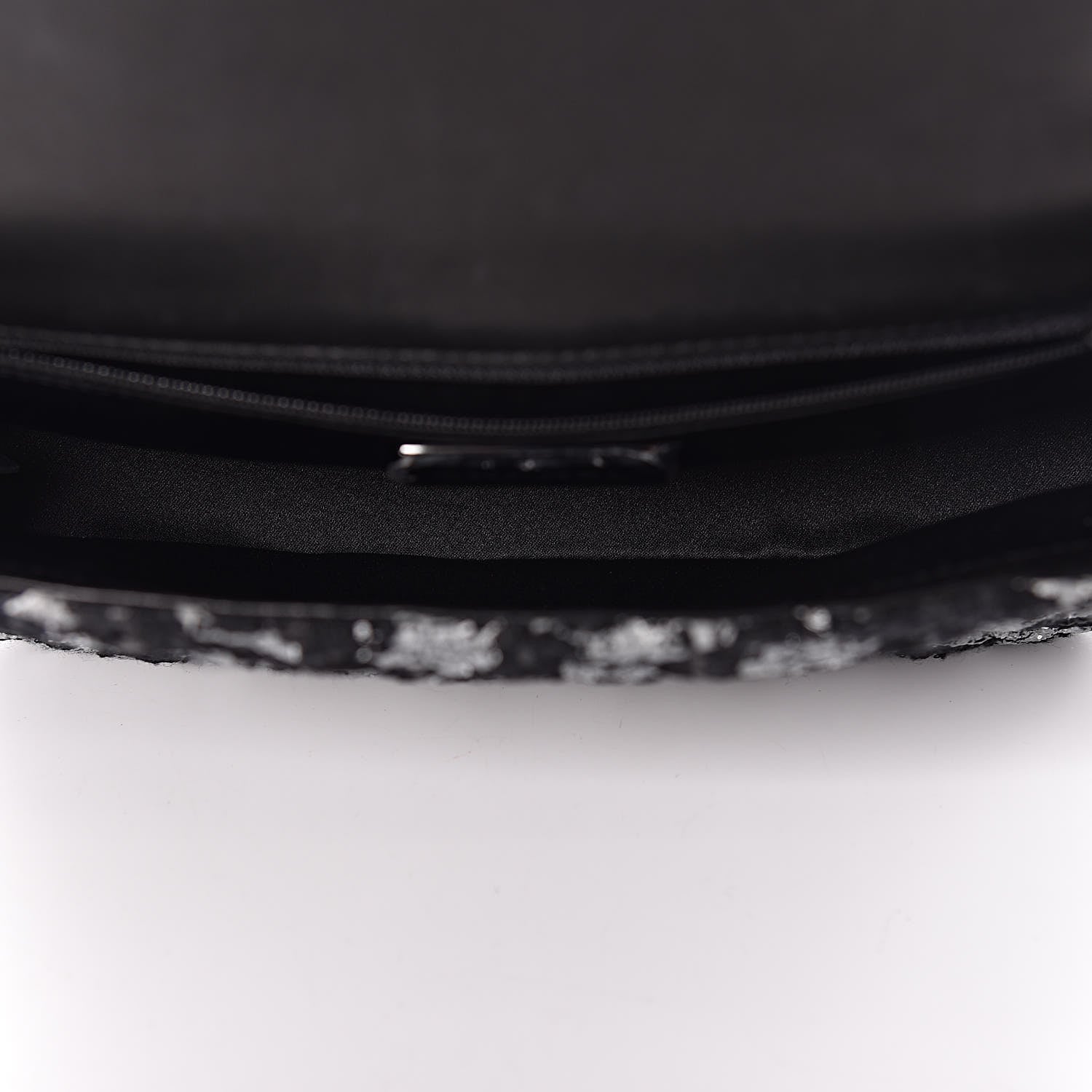 Chanel Tweed Westminster Pearl Flap Black 7 of 15