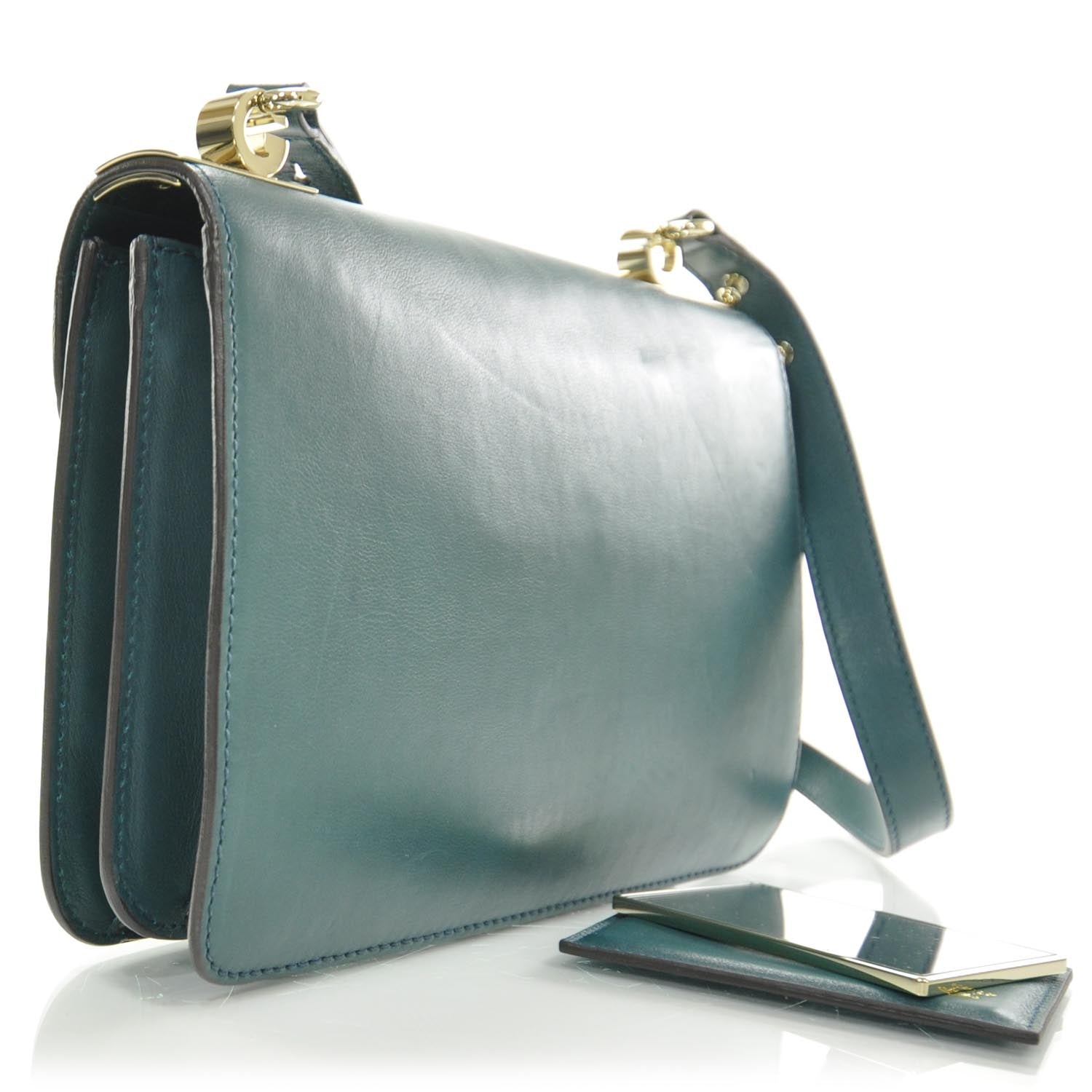 Gucci Leather 1973 Top Handle Flap Bag 3 of 9