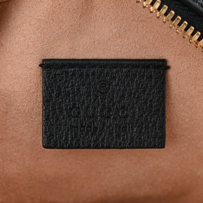 Gucci Grained Calfskin Web Mini Ophidia Round Shoulder Bag Black 6 of 12