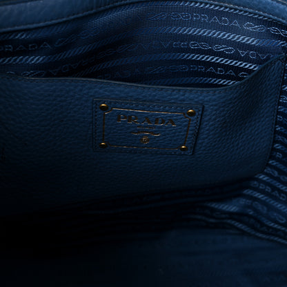 Prada Vitello Daino Tote Cobalto 6 of 9